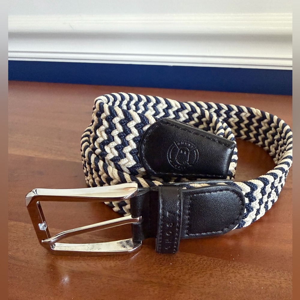 Ghost Golf Rory Belt Navy and White Size 36 -Men